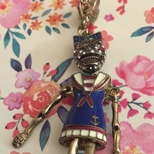 RARE Vintage Betsey Johnson Sailor Girl Earrings